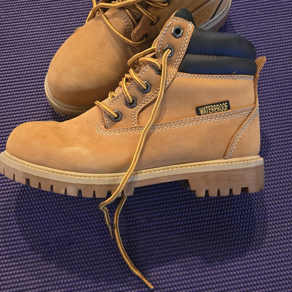 Brahma Tan and Black Waterproof Work Boots